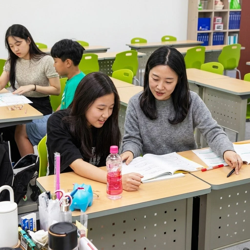 노형 중학생학원 내부 사진